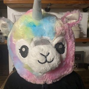 Justice lama unicorn mask